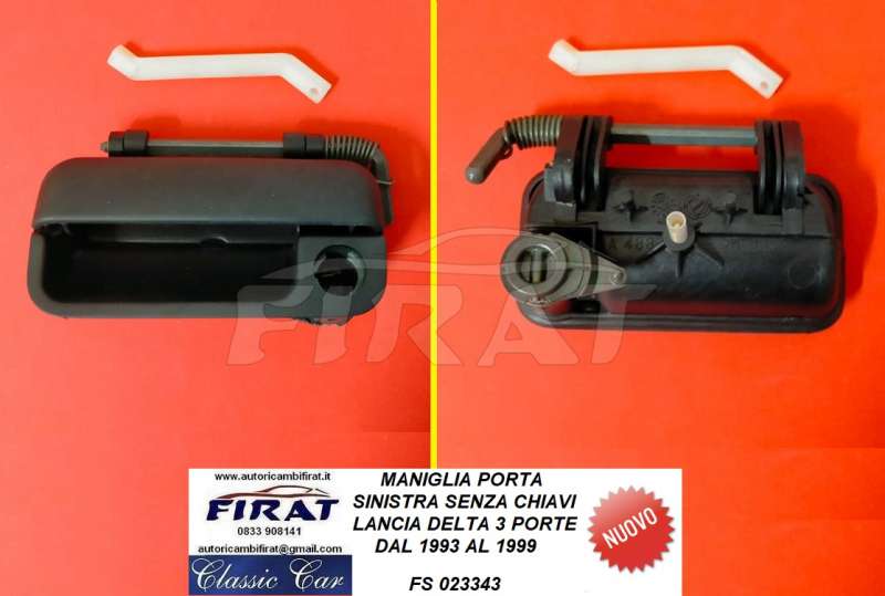 MANIGLIA PORTA LANCIA DELTA 3P 93-99 SX S/C (023343)